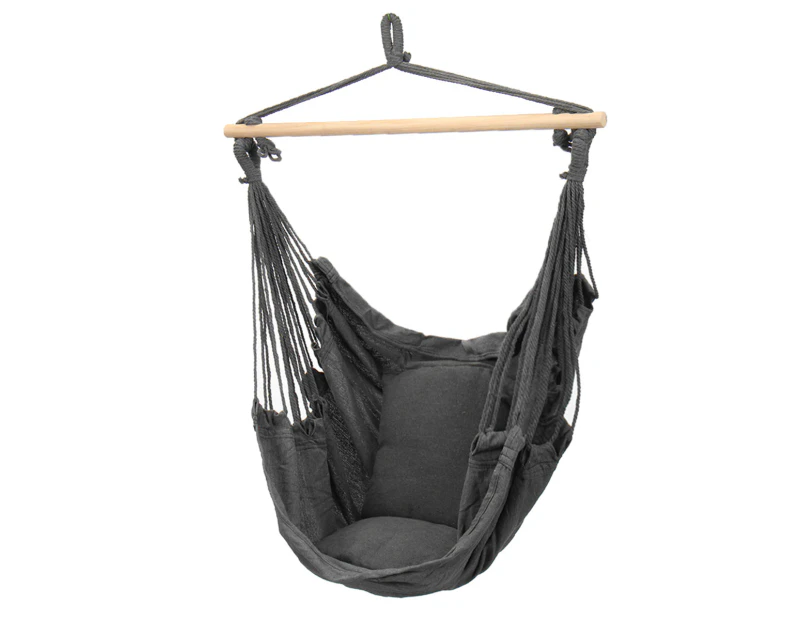 130x100CM Hanging Hammock Chair Swinging Garden Outdoor Soft Cushions Seat