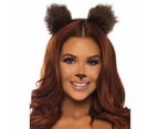 Bear Headband Furry Brown Ears Costume Accessory