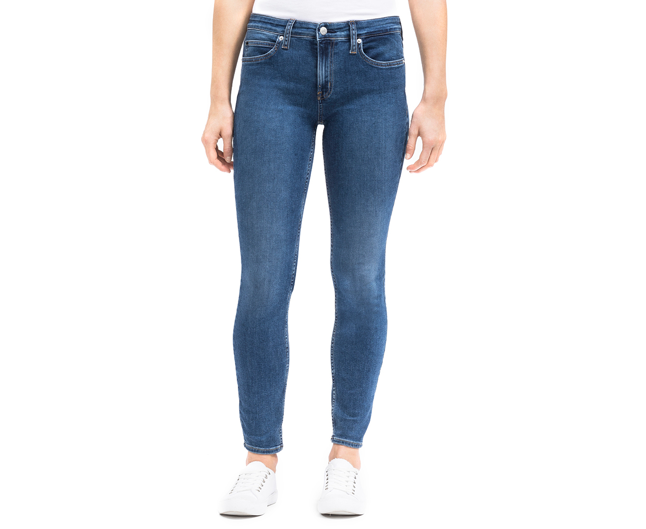 Calvin Klein Jeans Women's Mid Rise Skinny Jean - Chaz Blue | Www.catch ...