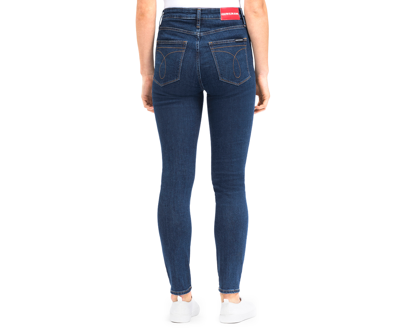 Calvin Klein Jeans Women's High Rise Ankle Length Skinny Jean - Banhof ...