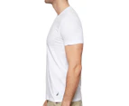 Nautica Men's Crew Neck Tee / T-Shirt / Tshirt 3-Pack - White