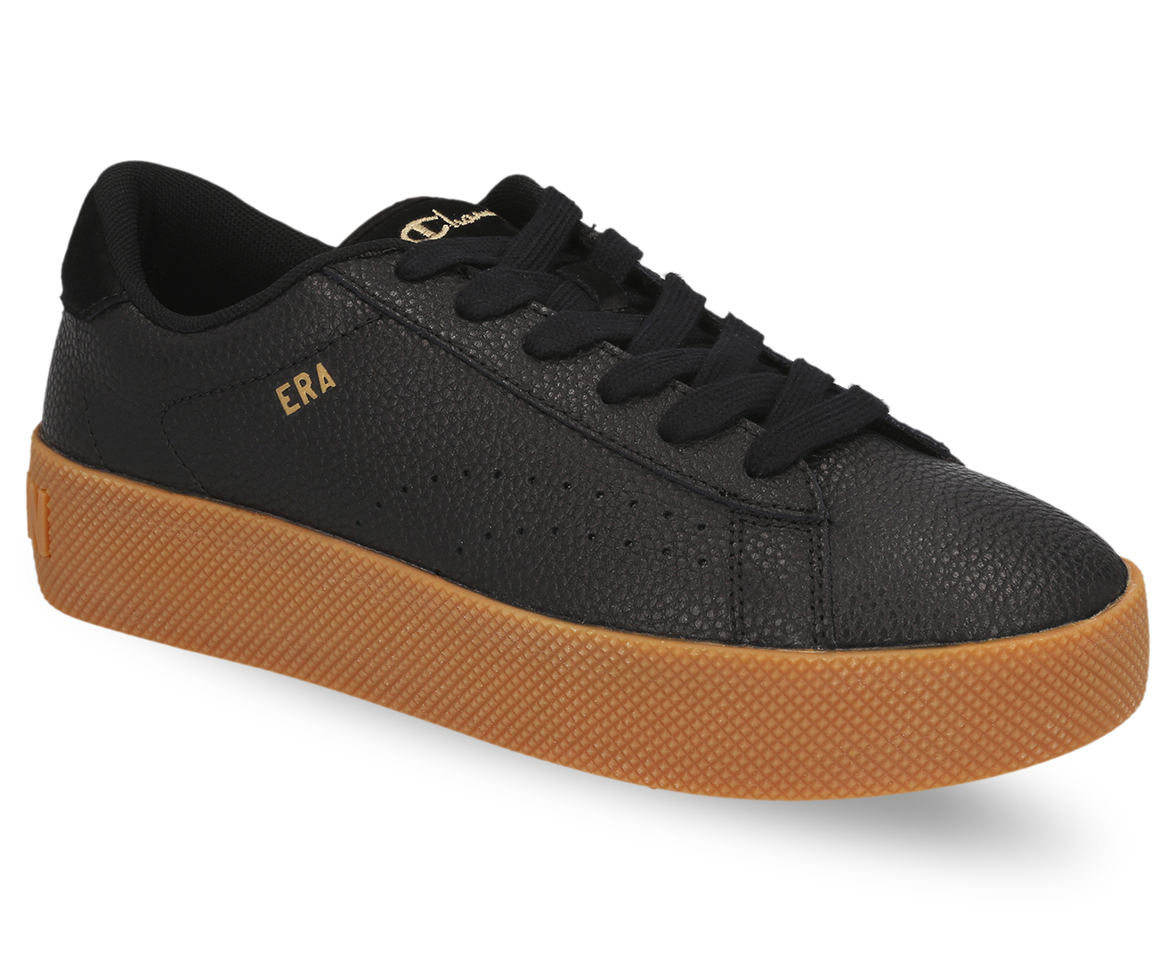 Era Leather Sneakers Shoes - Black 