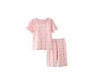 GM-ALL 2Pcs Boys Girls Soft Cotton Short Sleeved Home Suit - 3