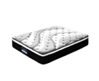 Giselle Bedding King Single Mattress Bed Size Euro Top Pocket Spring Foam 32CM