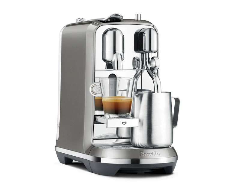 Breville Nespresso Creatista Pod Coffee Machine Smoked Hickory