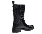 DSQUARED2 Women's Croc Buckle Boot - Black