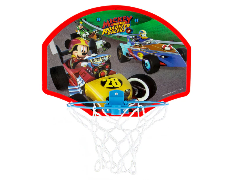 Disney Junior Mickey And The Roadster Racers Basketball Set
