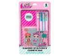 L.O.L Surprise! Flavoured Lip Gloss & Cosmetic Bag