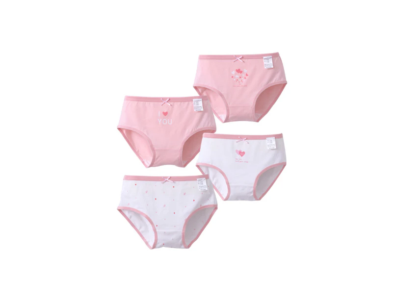 GM-ALL 4PCS Girls Underwear Set Soft Cotton Briefs Breathable Panties - 2