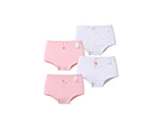 GM-ALL 4PCS Girls Underwear Set Soft Cotton Breathable Briefs - 1