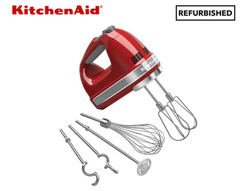 KitchenAid KHM926 Hand Mixer - Empire Red - Refurbished Grade A