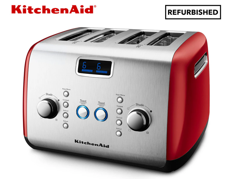 KitchenAid KMT423 Artisan 4-Slice Toaster REFURB - Empire Red