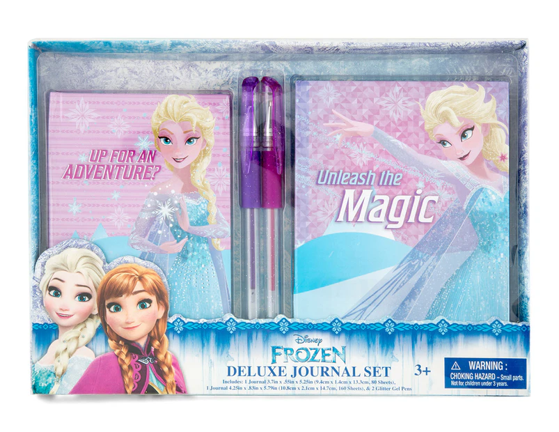 Disney Frozen Deluxe Journal Set w/ Glitter Gel Pens