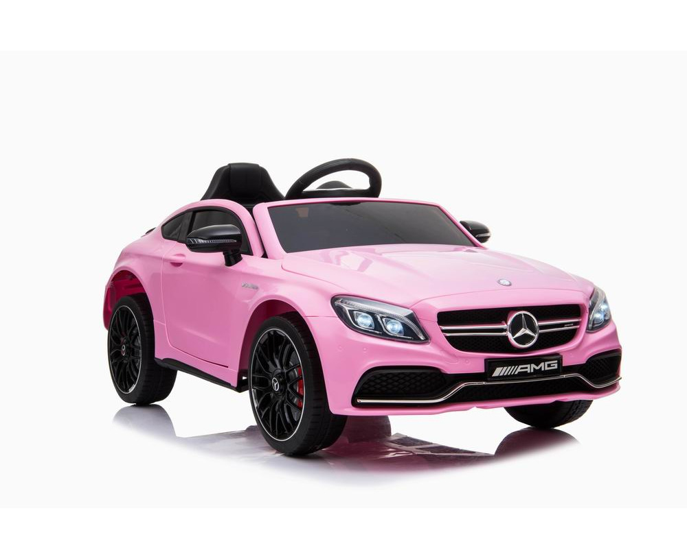 Licensed Mercedes C63 Amg Pink 12volt 2x 35watt Motor With Parent 