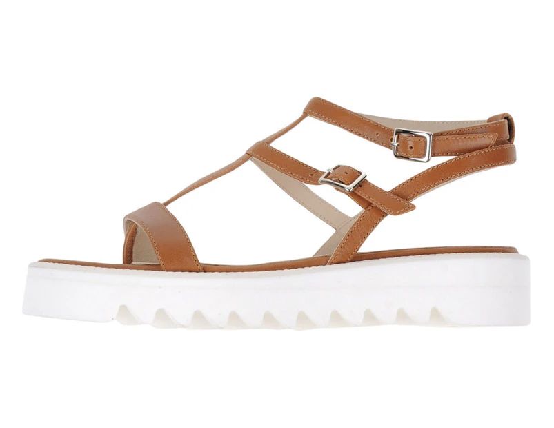 Orciani Women's Cleated Platform Sandal - Sand