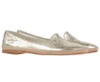 N.D.C. Made By Hand Women's Shiny Loafer Espadrille - Platinum