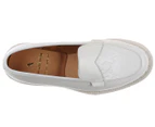 Purified Women's Leather Loafer - White
