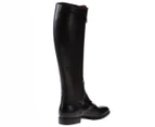 Alberto Fasciani Women's Leather Long Boot - Dark Brown