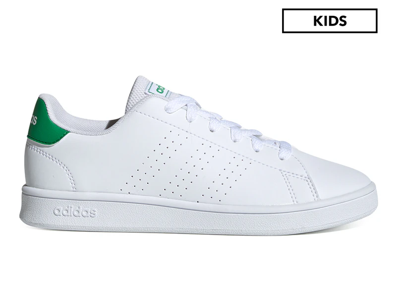 Adidas Boys' Advantage K Sneakers - White/Green