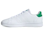 Adidas Boys' Advantage K Sneakers - White/Green