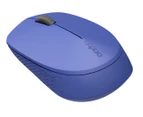 Rapoo M100 2.4GHz Bluetooth Quiet Click Wireless Mouse - Blue