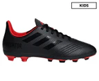 Adidas Boys' Predator 19.4 FxG Football Boot - Black/Red