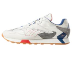 Reebok Men's Classic Leather ATI 90s Shoe - Chalk/Grey/Washed Blue/Red