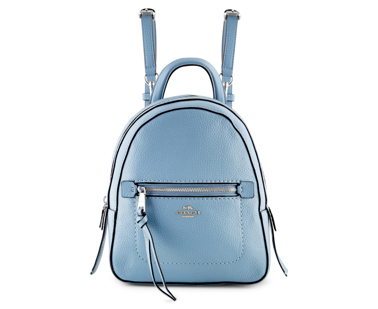 Coach Pebble Leather Andi Backpack - Cornflower | Catch.co.nz