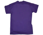 123t Funny Tee - Bird Watching Mens T-Shirt Purple - Purple