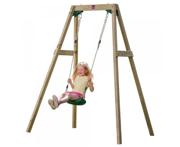 Plum Single Swing Set L1.48 x W1.62 x H2.03m Age 3 to 10 Years