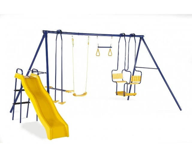 Plum 5 Unit Swings Set And Slide