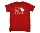 123t Funny Tee - I Am Not A Nugget Mens T-Shirt Red - Red