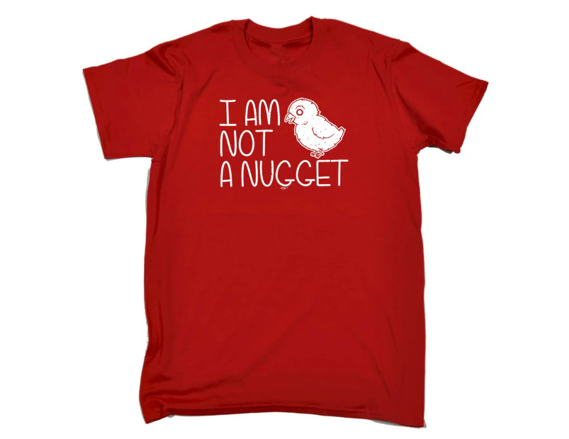 123t Funny Tee - I Am Not A Nugget Mens T-Shirt Red - Red