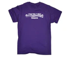123t Funny Tee - I Find This Tshirt Humerus Mens T-Shirt Purple - Purple