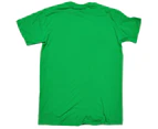 123t Funny Tee - Bell Boobs Mens T-Shirt Green - Green