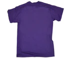 123t Funny Tee - Window Cleaner Youre Looking At An Awesome Mens T-Shirt Purple - Purple