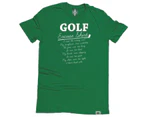 Out Of Bounds Golf Tee - Excuse Shirt Mens T-Shirt Green - Green