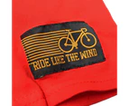 Ride Like The Wind Cycling Tee - Real Men Cycle Mens T-Shirt Red - Red
