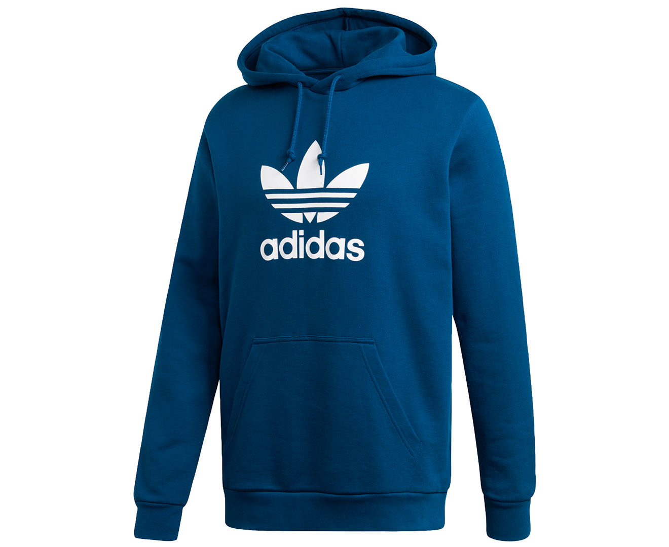 Adidas Originals Men's Trefoil Hoodie - Legend Marine | Catch.com.au