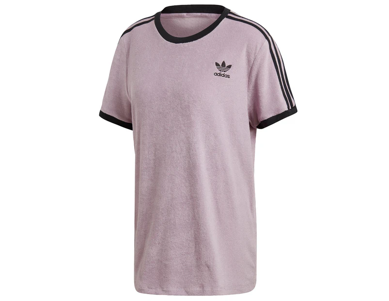 Adidas Originals Women's 3-Stripes Tee / T-Shirt / Tshirt - Soft Vision