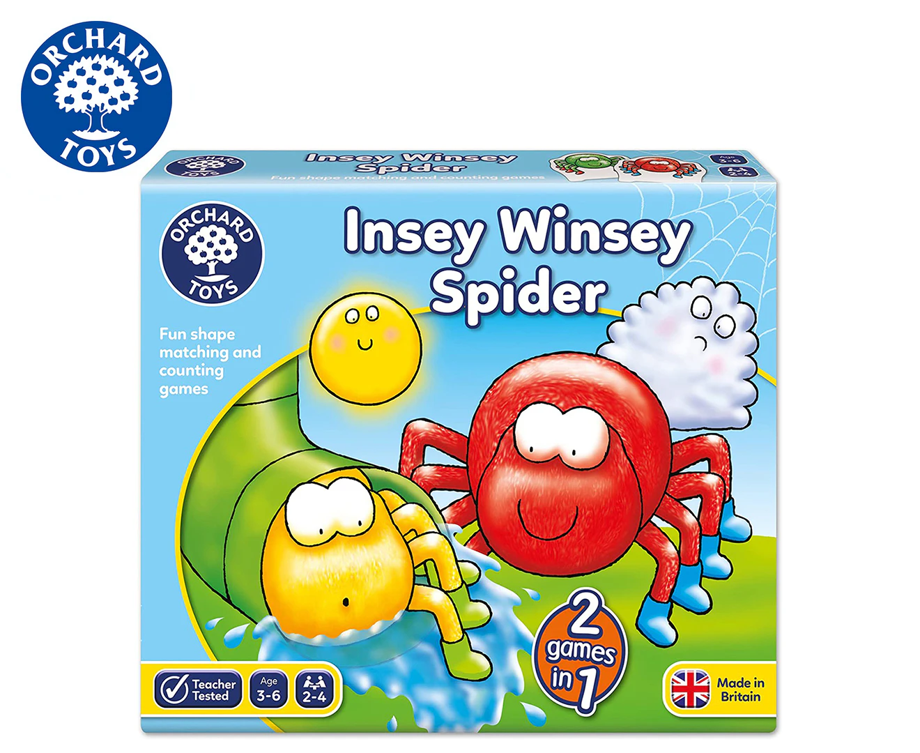 Orchard Game Insey Winsey Spider Kids/Childrens Educational Fun Play Toy 3+