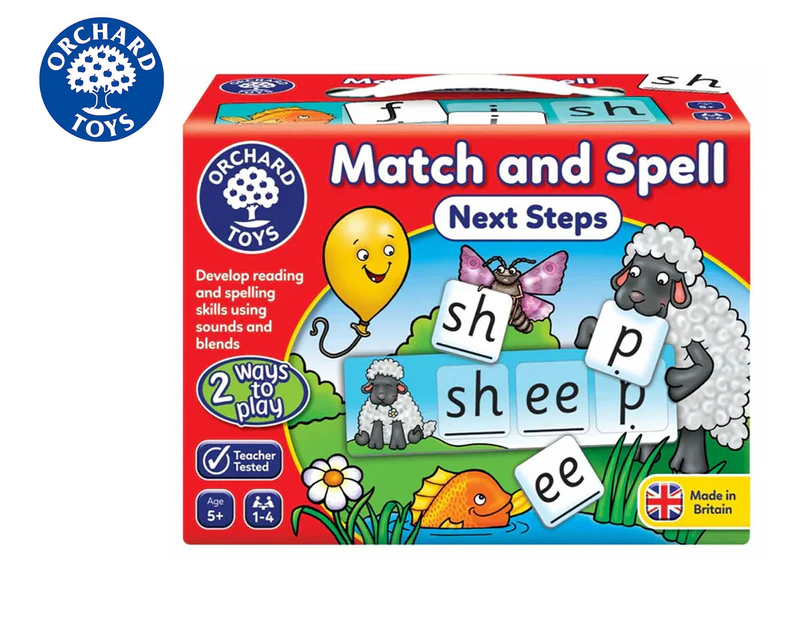 Match And Spell Next Steps Board Game