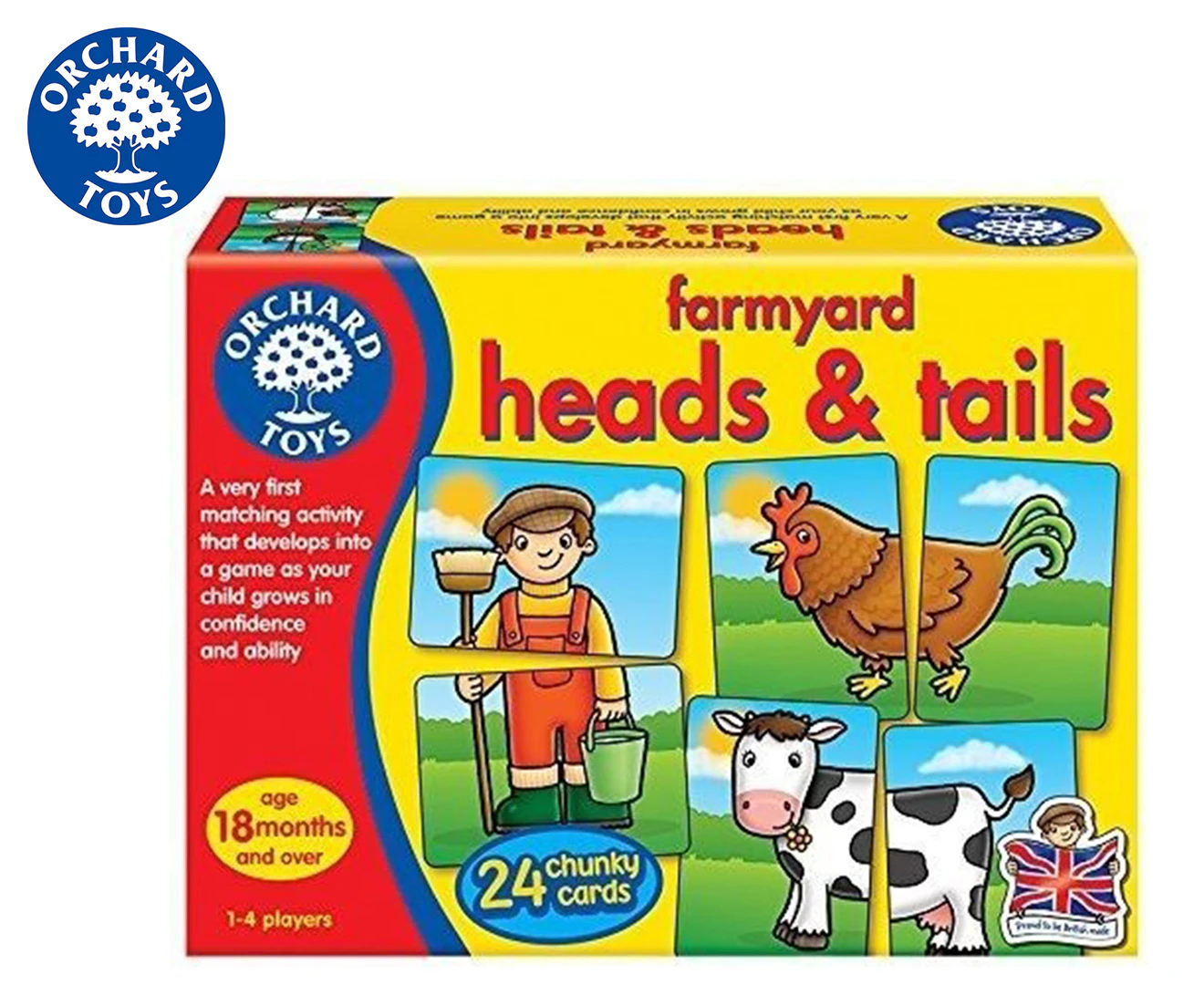 Farmyard Heads and Tails Board Game