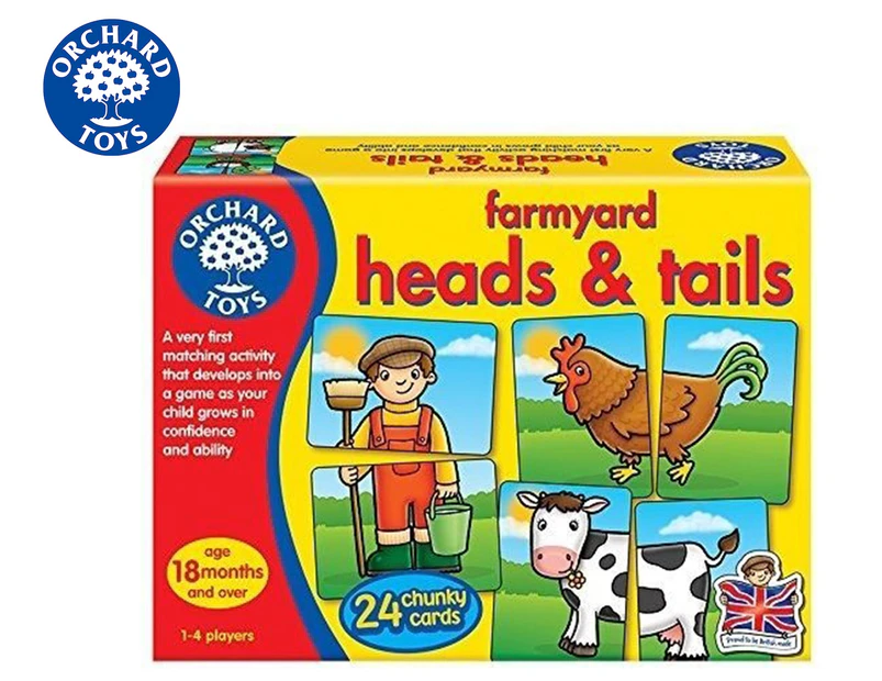 Farmyard Heads and Tails Board Game