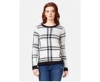 Audrey Check Pullover