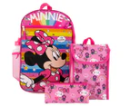 Disney Minnie Mouse 5-Piece Backpack Set - Pink/Multi