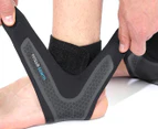 LEFT LARGE SIZE Ankle Brace Support Adjustable Elastic Foot Wrap Protector Compression Sport Stabilizer
