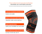 3D Weaving Knee Brace Elastic Sleeve Support Compression Arthritis Gym Sports Leg