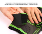 3D Weaving Knee Brace Elastic Sleeve Support Compression Arthritis Gym Sports Leg