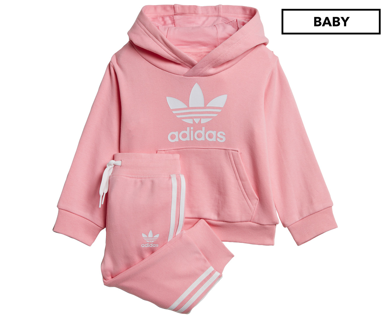 pink adidas hoodie girls